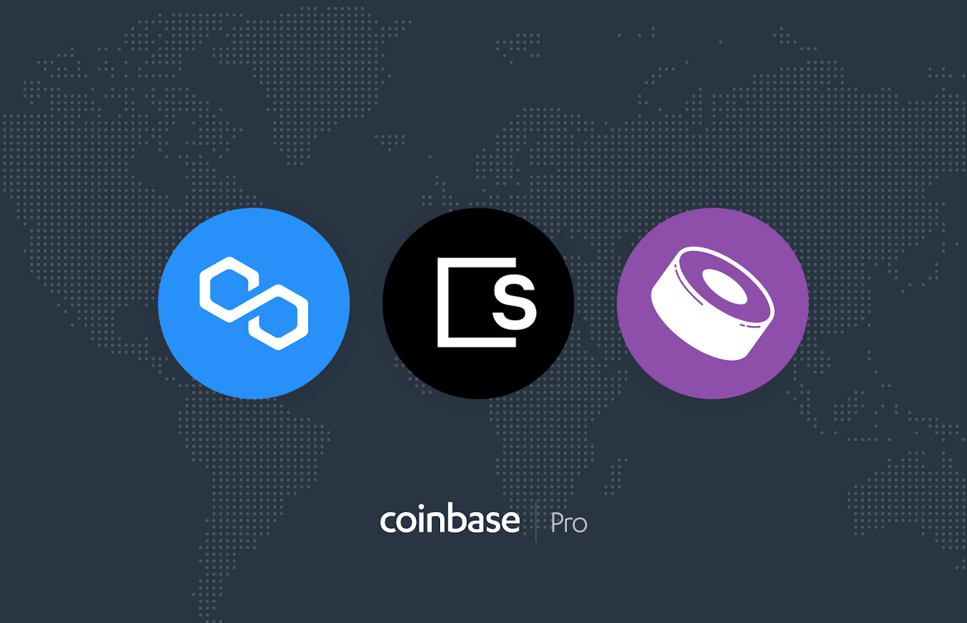 Polygon (MATIC), SKALE (SKL) and SushiSwap (SUSHI) are launching on Coinbase Pro