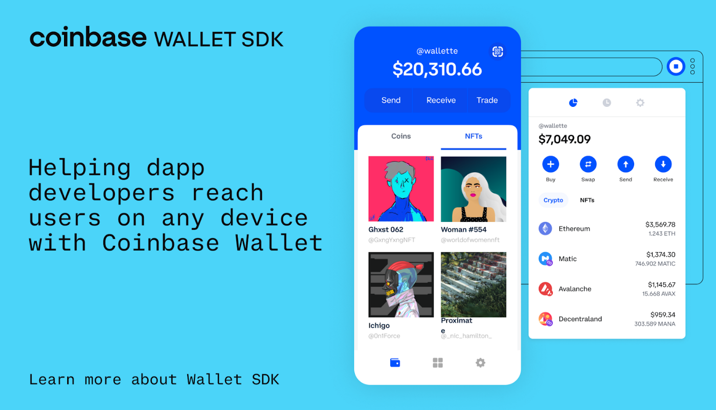 Helping dapp developers reach users on any device with Coinbase Wallet