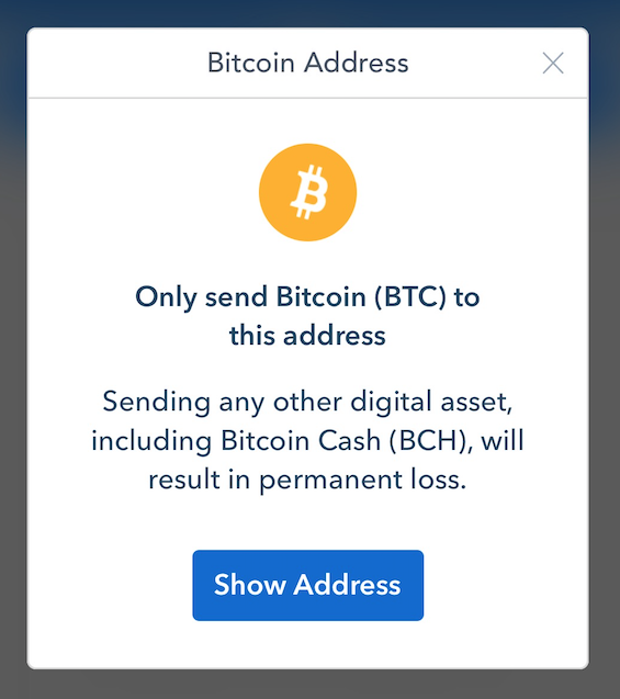 Send to Bitcoin Address