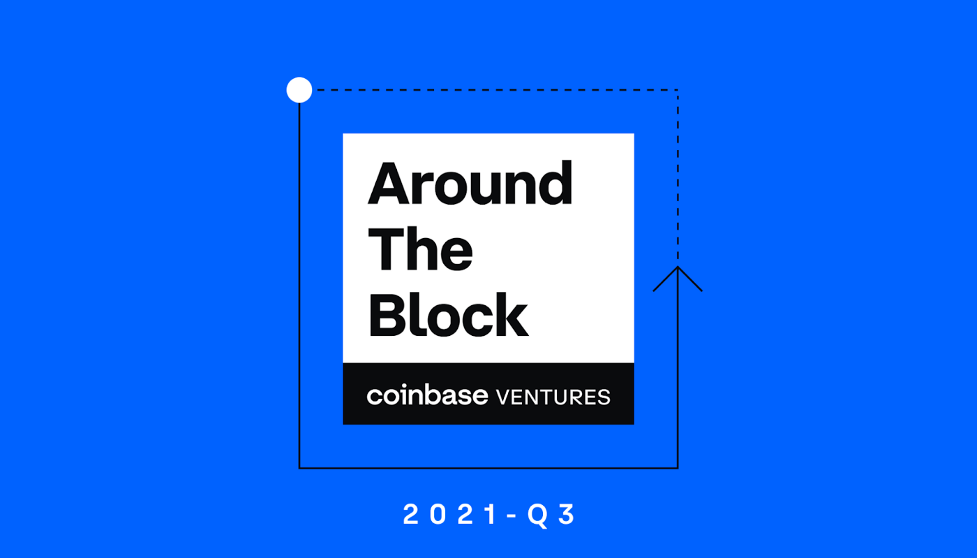 Coinbase Ventures 2021-Q3 activity and takeaways - Around the Block 2021 Q3
