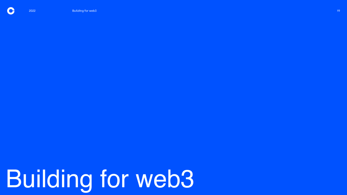 Building for web3