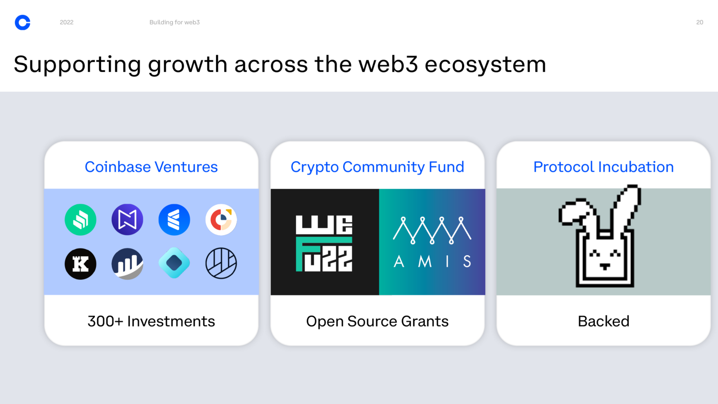 Supporting growth across the web3 ecosystem