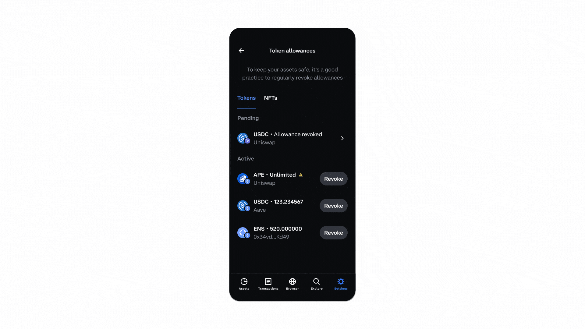 CBW TokenAllowancesGIF