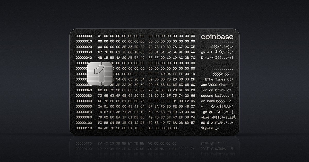 Coinbase One Card • Coinbase